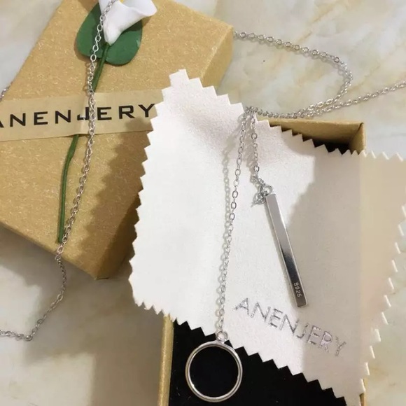 Restocked🔹18” 925 Pendant & Loop Necklace - Picture 4 of 4